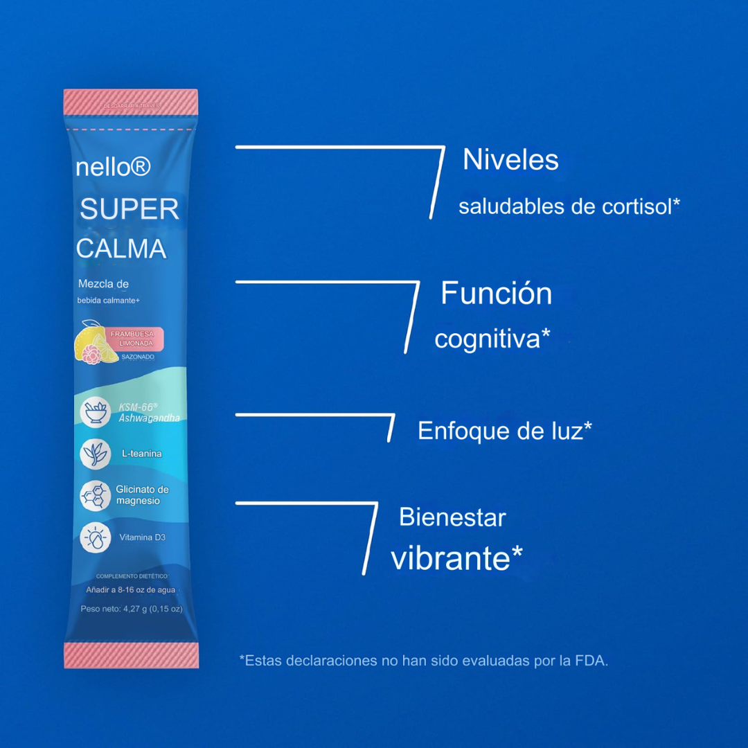 Nello SuperCalm®: Refresca, Relaja, Refuerza tu Enfoque