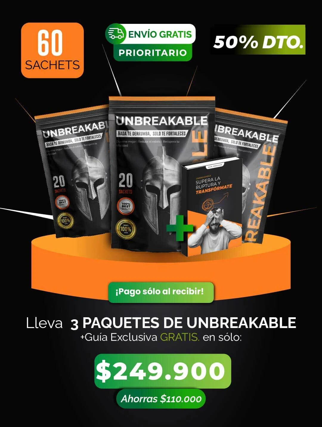 UNBREAKABLE: NADA TE DERRUMBA, SÓLO TE FORTALECES 😎