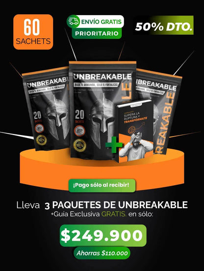 UNBREAKABLE: NADA TE DERRUMBA, SÓLO TE FORTALECES 😎