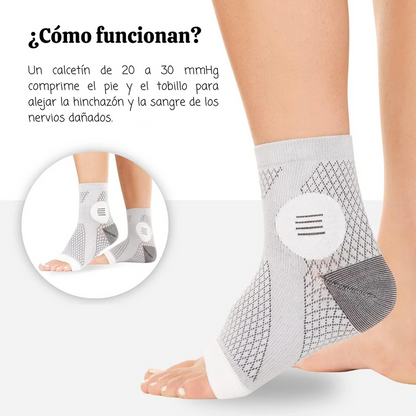 ¡PRODUCTO IMPORTADO! SET X 2 - MEDIAS DE COMPRESIÓN FOOTFLEX