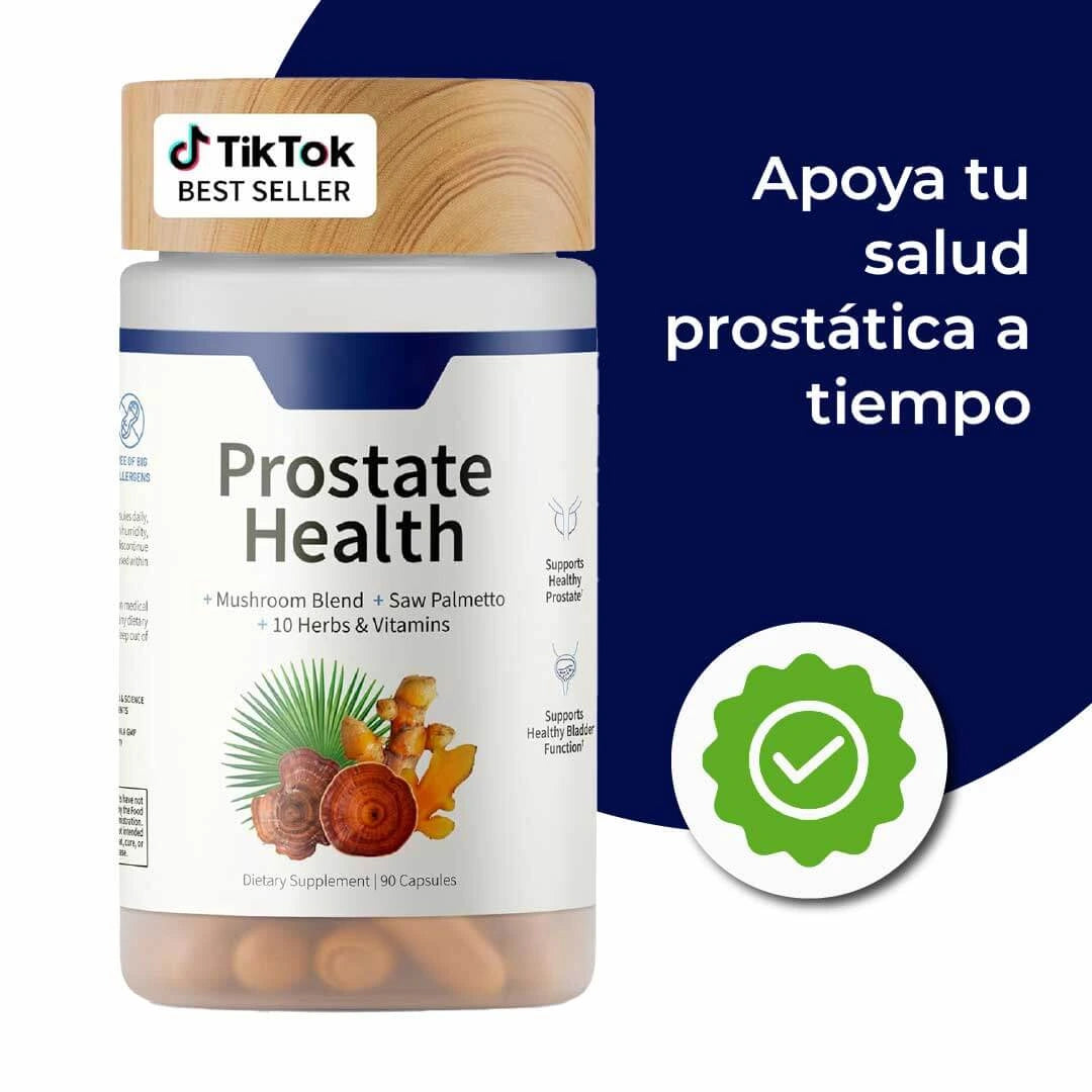 🌟 SALUD PROSTÁTICA SIN PREOCUPACIONES: TU BIENESTAR, TU TRANQUILIDAD. LLEVA PROSTATE HEALTH HOY