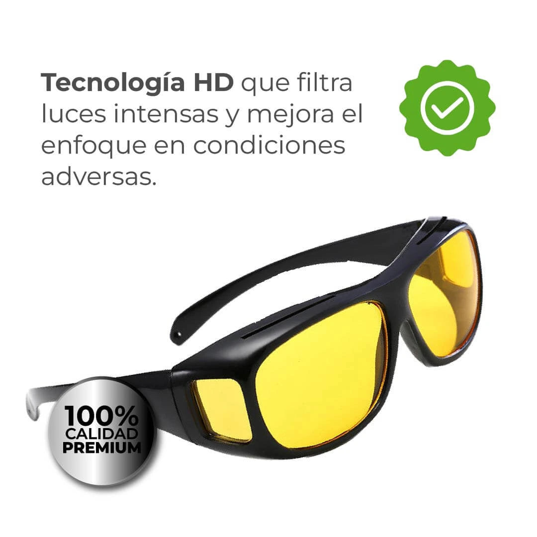 Gafas HD Vision: Conduce de noche con total seguridad y sin deslumbramientos ™